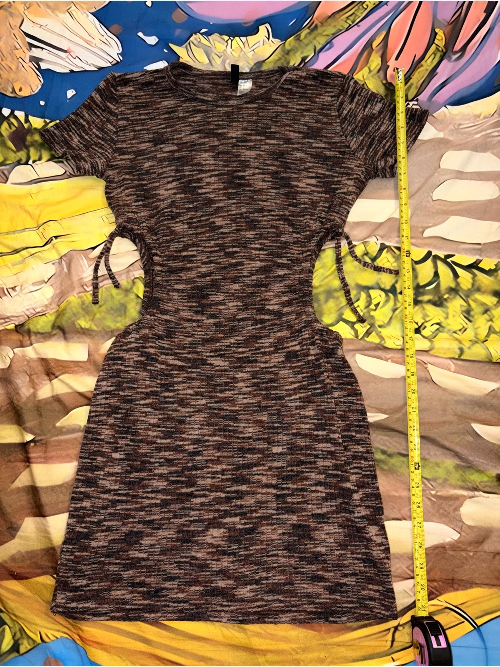 Divided Women's Brown and Black Dress